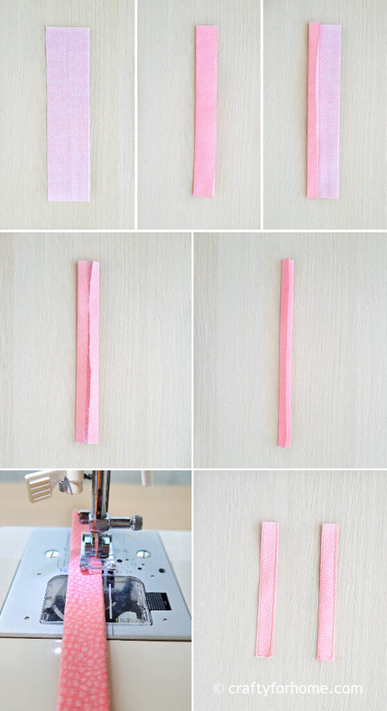 Pink Fabric For Basket Strap.
