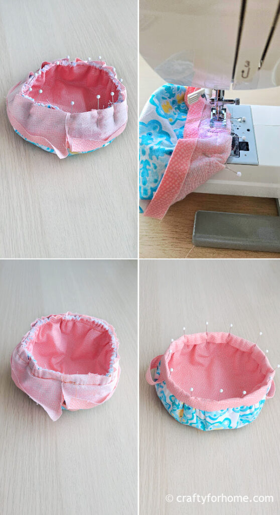 Sewing Binding.